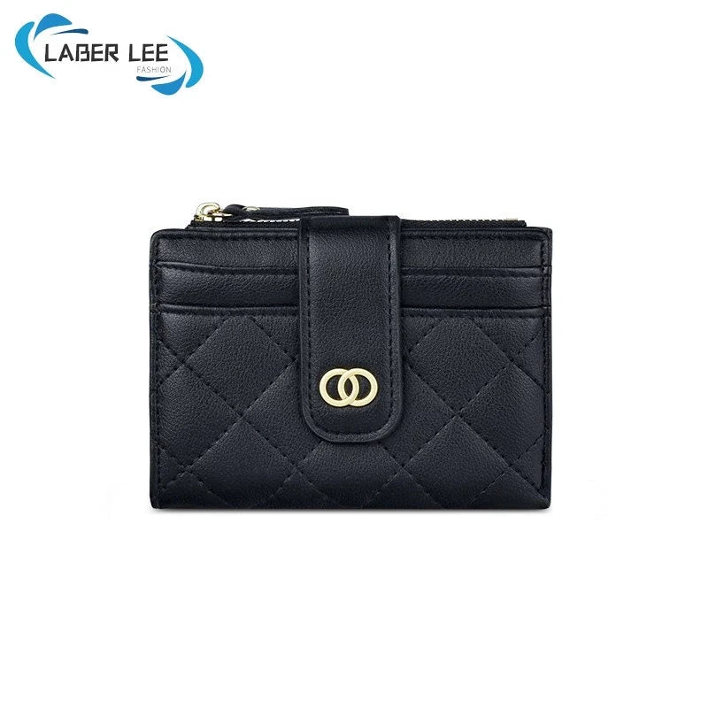 Women's Compact Wallet - Leather Short Purse with Card Holder & Coin Pocket | Stylish Multi-Color Ladies Bifold