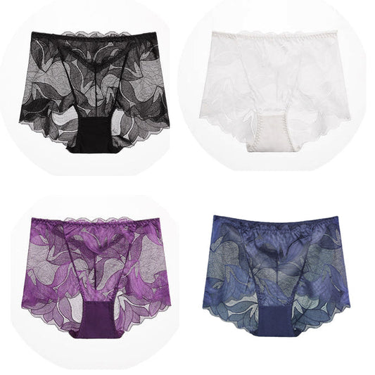 🌸 6-Pack of Handcrafted Silk Lace Underwear for Women 🌸 Elegance You Can Feel — Comfort You Can Trust