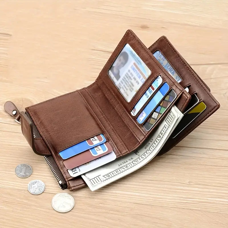 BAELLERRY Kangaroo™ RFID & NFC Blocking Leather Wallet – Secure, Sleek, Iconic